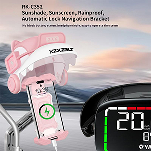 RK-C352 Sunshade and rainproof auto-locking navigation bracket